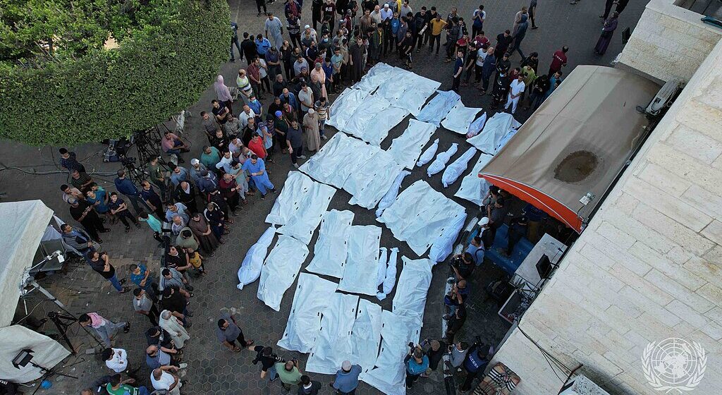 One Killed, Several Hurt Near Gaza Hospital After Drone Strike