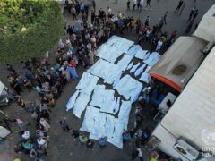 One Killed, Several Hurt Near Gaza Hospital After Drone Strike